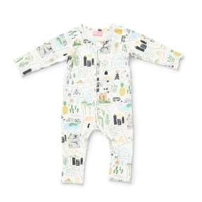Big Adventures Long Sleeve Romper