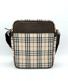 Brown Novacheck Front Pocket Messenger