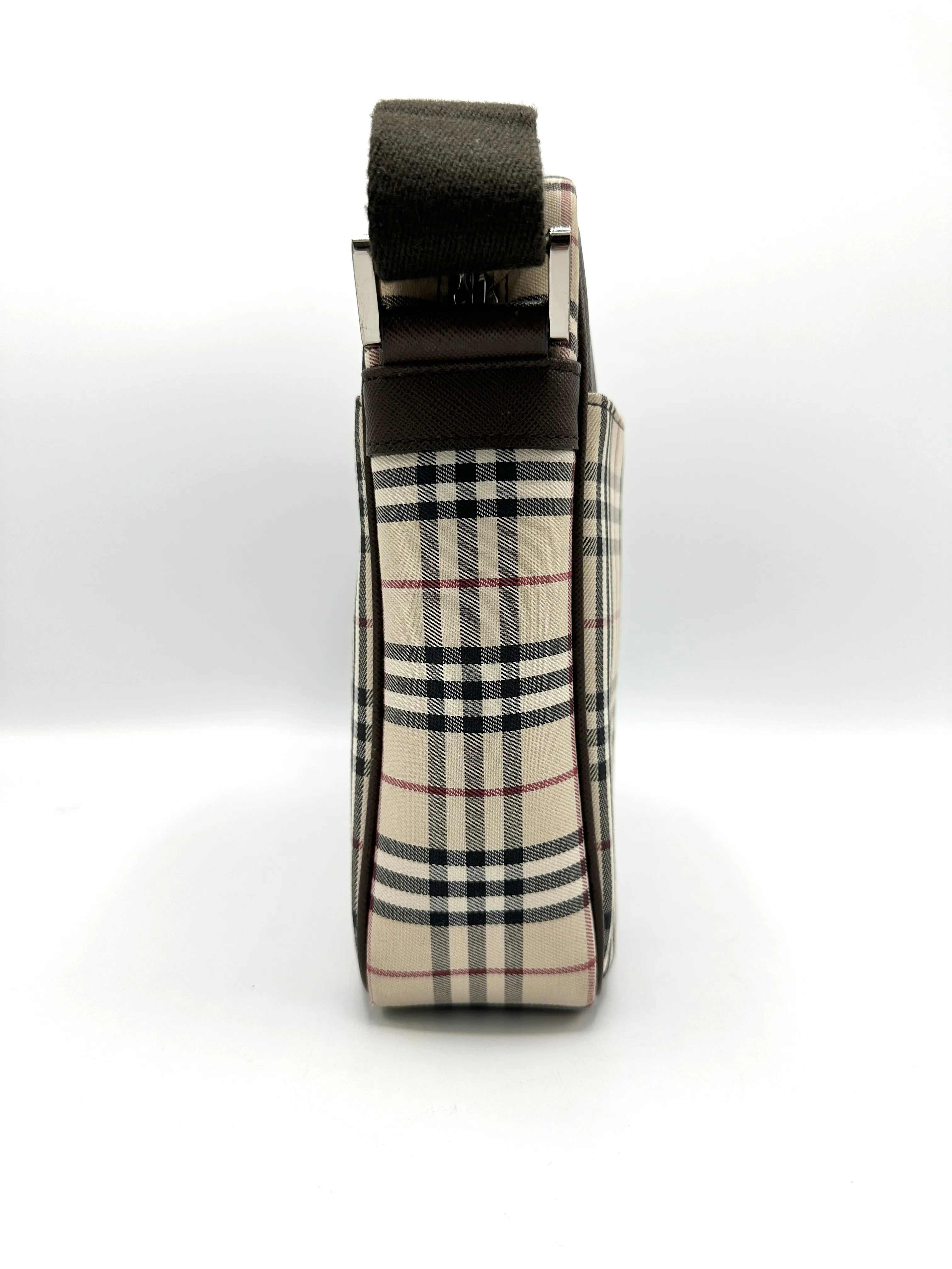 Brown Novacheck Front Pocket Messenger