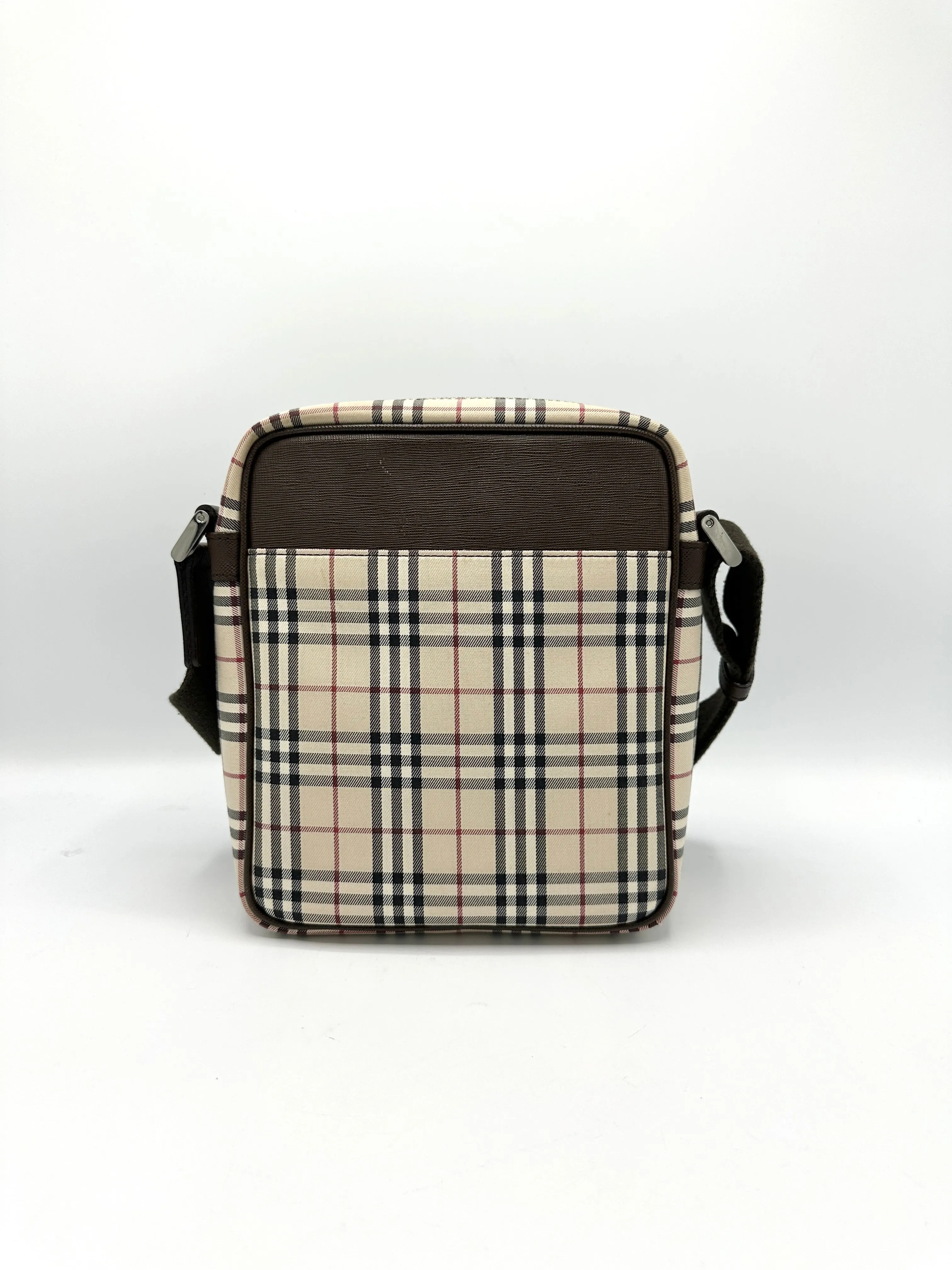 Brown Novacheck Front Pocket Messenger