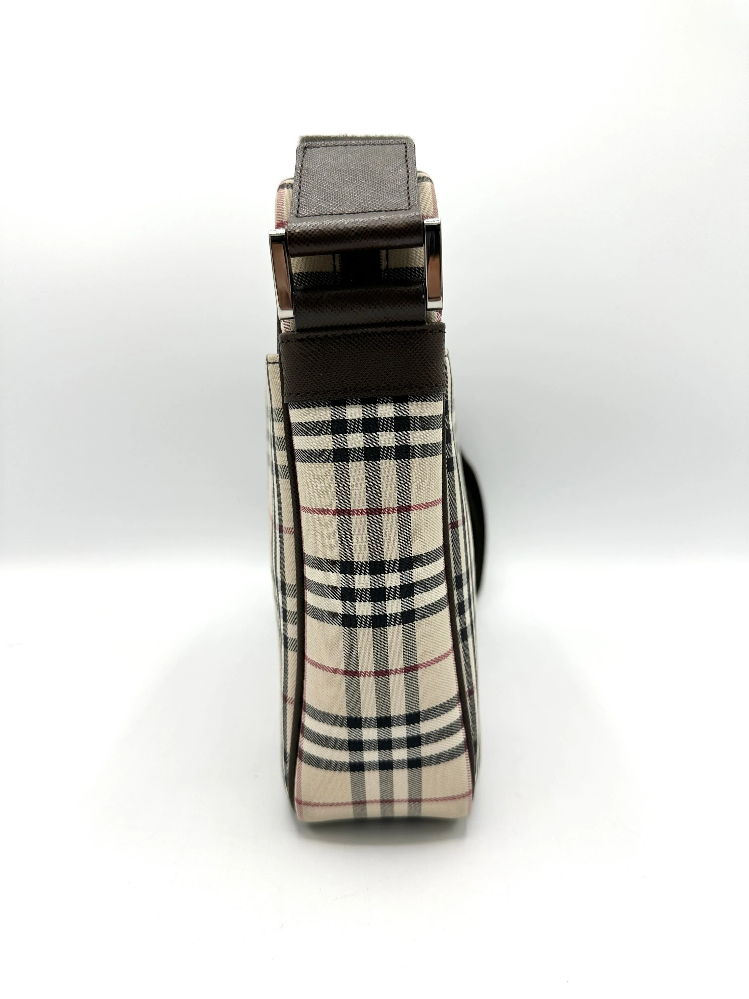 Brown Novacheck Front Pocket Messenger