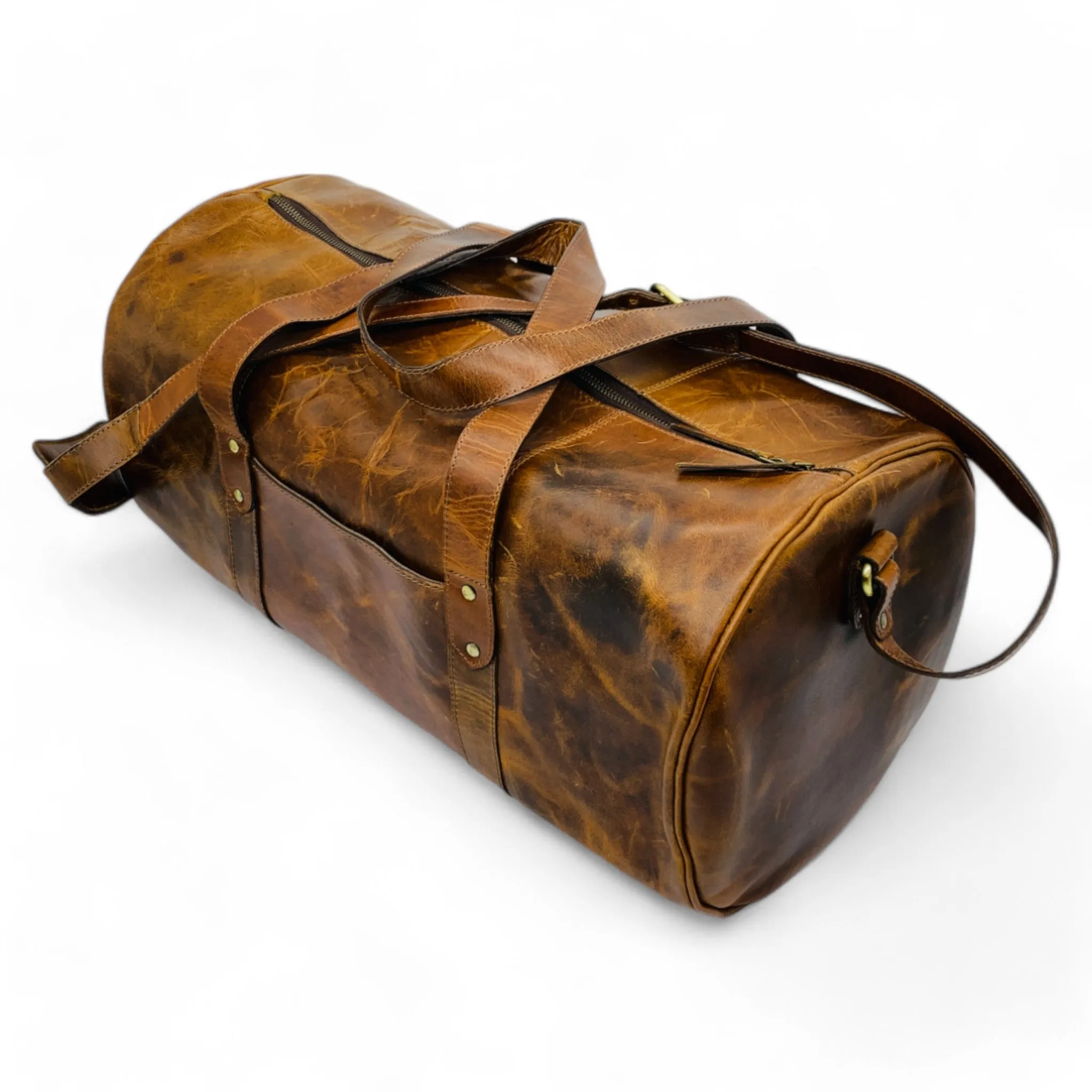 Buffalo Leather Gym/Weekend Bag