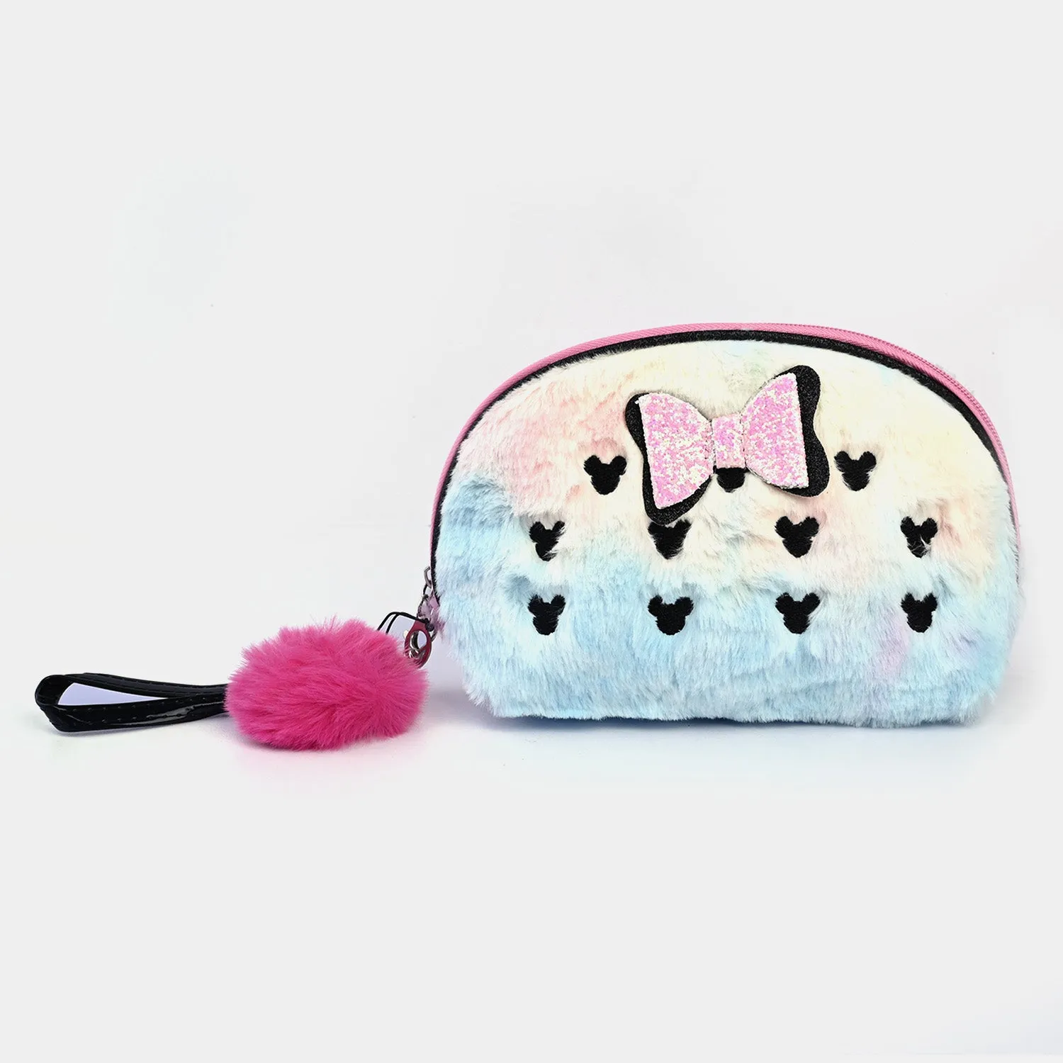 Cute Fur Pouch For Girls