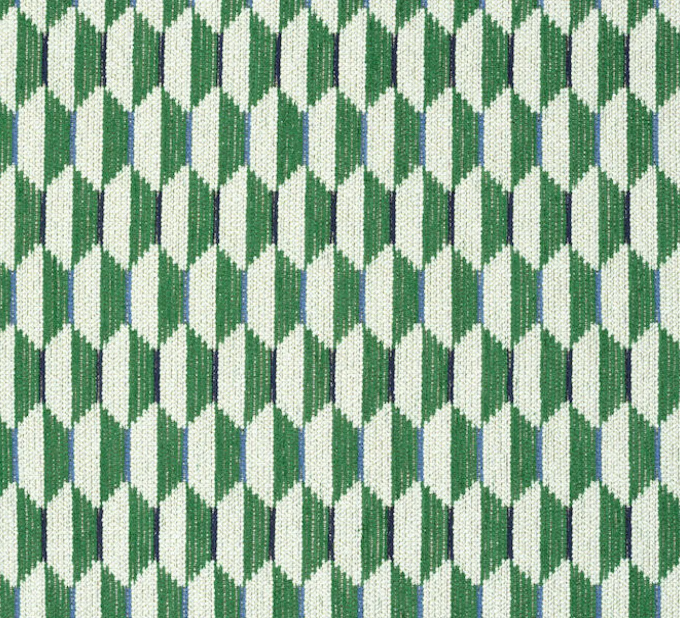 Kelly Green Geometric Wine Tote (Double Bottle)