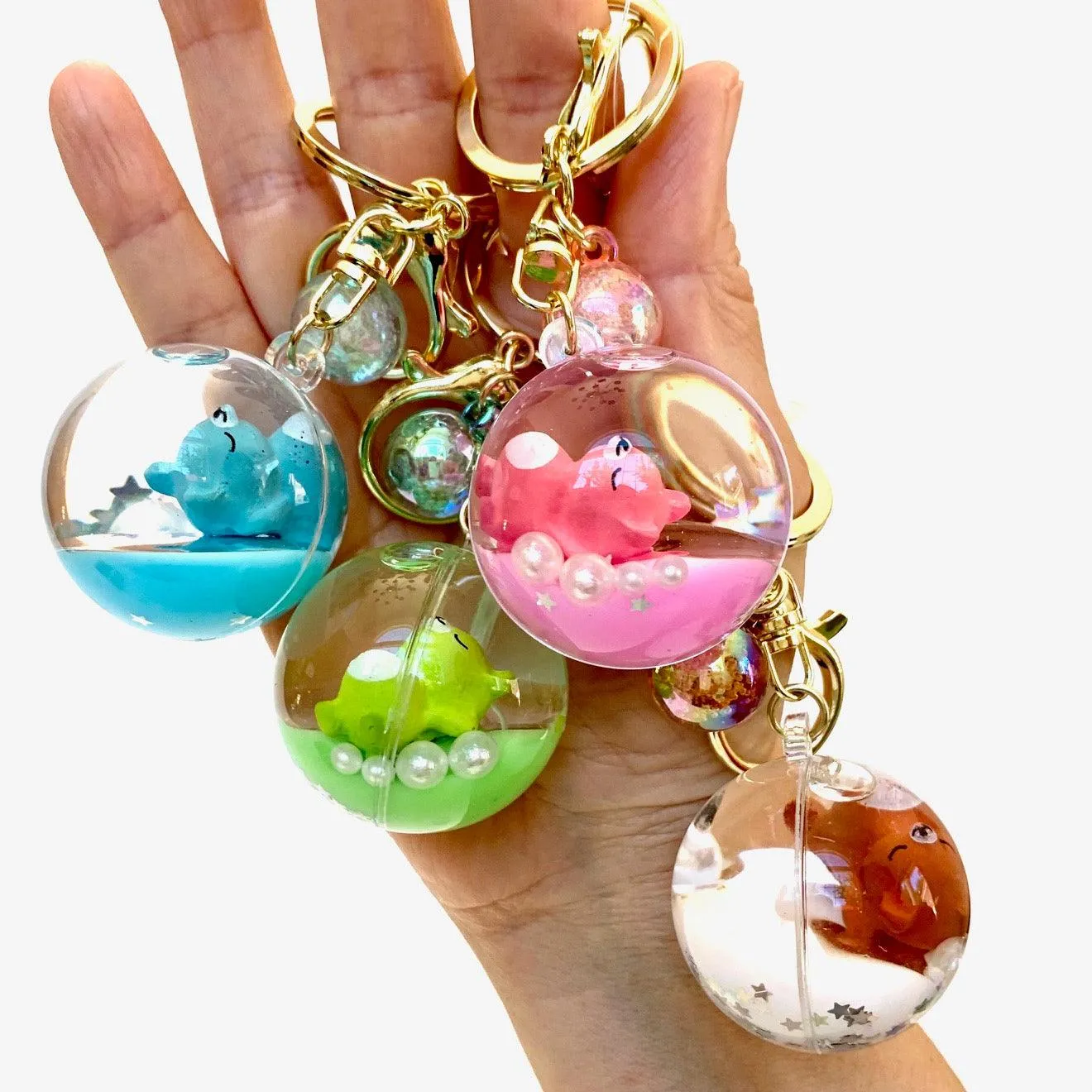Key Chains |  Sleeping Animal Ball Keyring| BC Mini