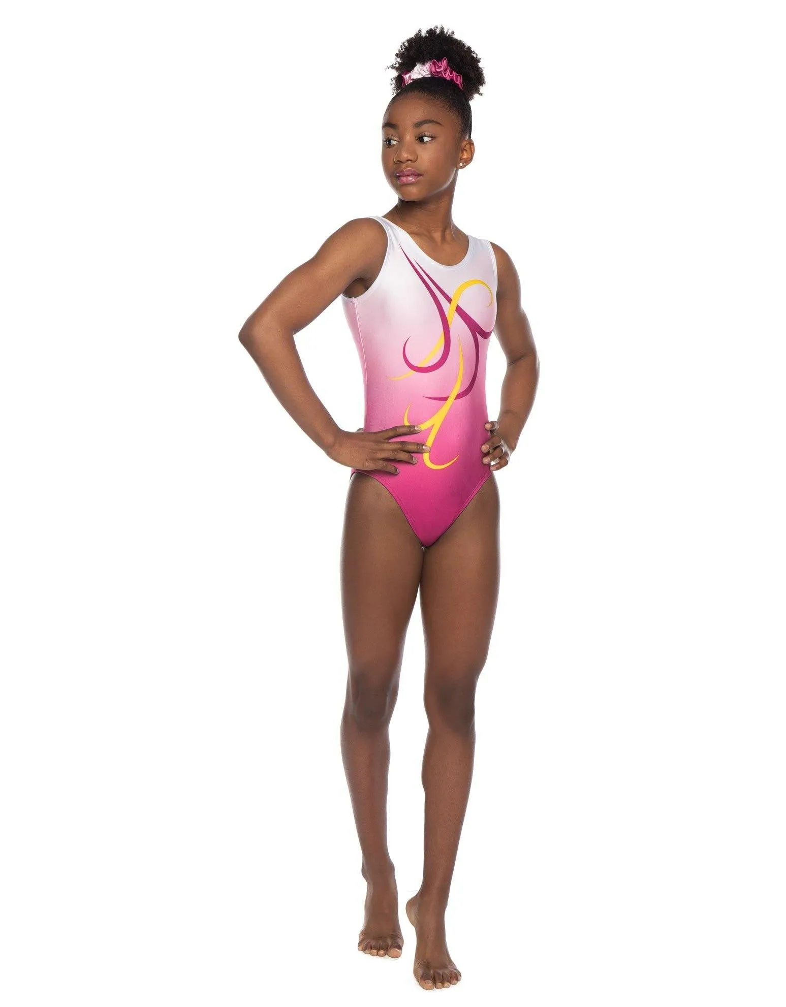 Leap Round Neck Tank Leotard