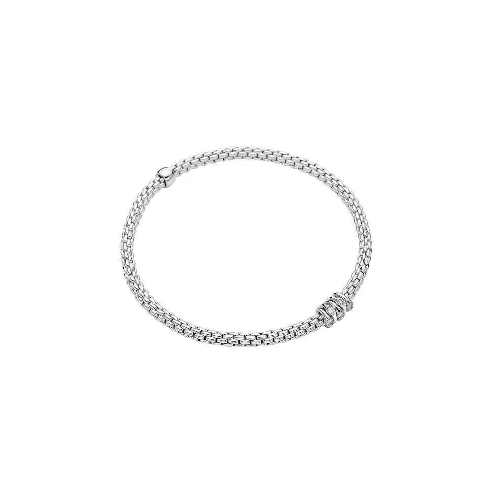 Prima Flex'It Bracelet, Small - White Gold - 746B-BBRS