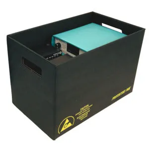 Protektive Pak 37524 ESD-Safe Storage Container, 18-5/8" x 15" x 10"
