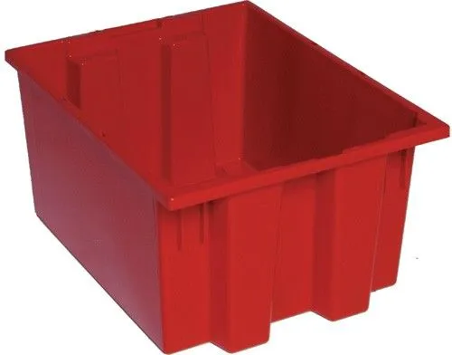 Quantum SNT190 Stack & Nest Totes, 15.5" x 19.5" x 10"
