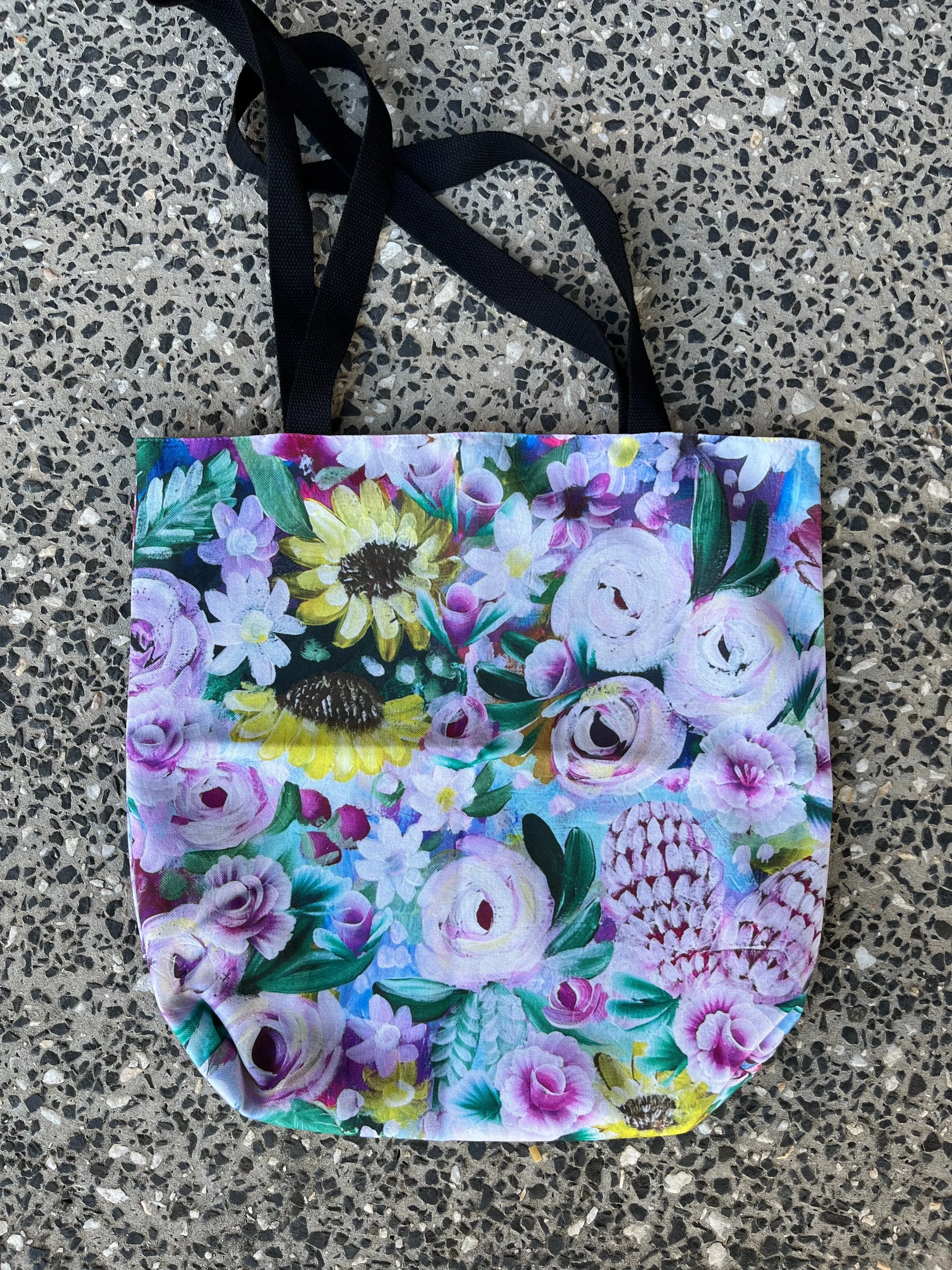 Sunflower 🌻 Arty Tote Bags (Med)